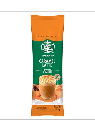 اشتري Caramel Latte Premium Instant Coffee Mix Stick 23grams في الامارات