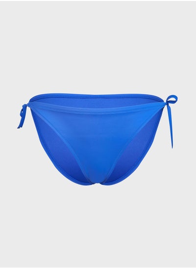 Buy Tie Detail High Waist Bikini Bottom in Saudi Arabia