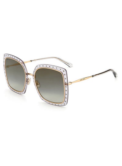 Buy Women's UV Protection Oversized Sunglasses - Dany/S Grey Gold 56 - Lens Size 56 Mm in Saudi Arabia