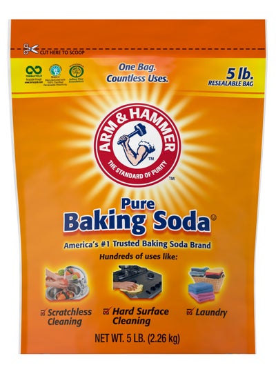 Buy Pure Baking Soda Resealable Bag 2.26kg in Saudi Arabia