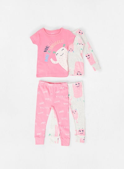 Buy Baby Printed Pyjama Set (Pack of 2) in UAE