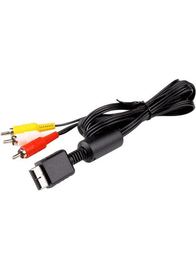 اشتري PS1 PS2 PS3 SYSTEM AV Audio Video Cable Cord, Multimedia Durable and Highly Functional Cable في الامارات