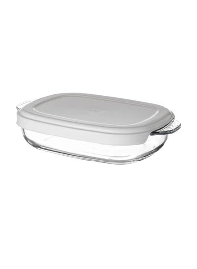 Buy 1.3 liter oven tray with white plastic cover in Saudi Arabia