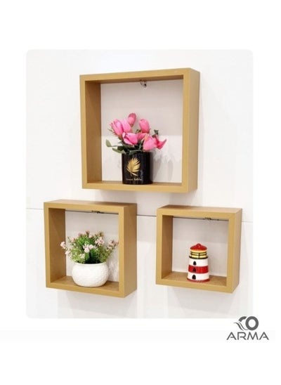 Buy 3 Piece Wall Shelving Set in Saudi Arabia