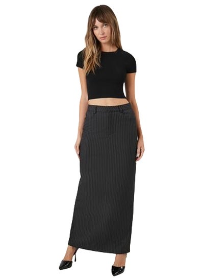 Buy Pinstriped Midi Skirt in Egypt