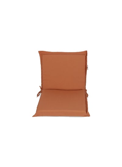 Buy High Quality Tie Up Back Cushion Orange 106.5 x 58 x 8 cm FLHB-N-NSL21001-NUT in Saudi Arabia