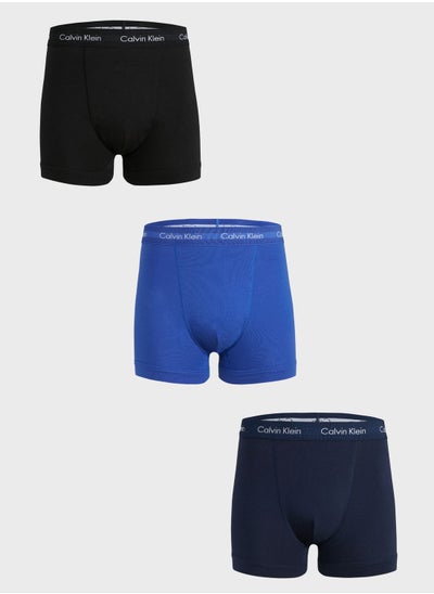 Buy 3 Pack Logo Band Trunks in Saudi Arabia