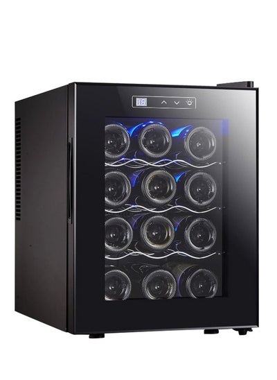 اشتري COOLBABY 12 Bottles of Constant Temperature & Humidity Electronic Beverage Wine Cooler Freestanding Compact Mini Wine Fridge Cabinet Refrigerator في السعودية