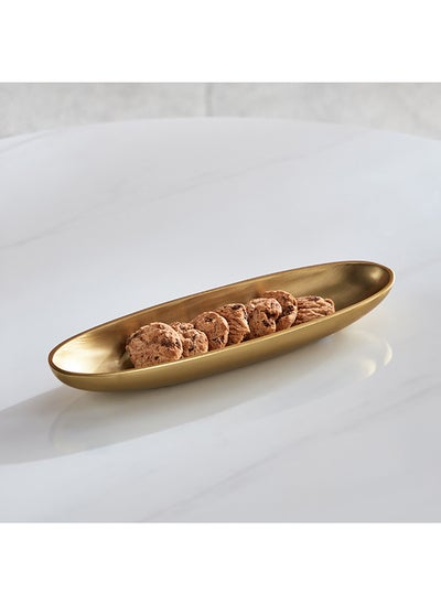 اشتري Aristo Aluminium Boat Decorative Tray 18.5 x 3 x 8 cm في الامارات