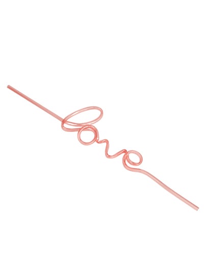 Buy Hen Party Straws – Must-Have Team Bride Accessories, Pack of 2 LOVE Twisty Straws in UAE