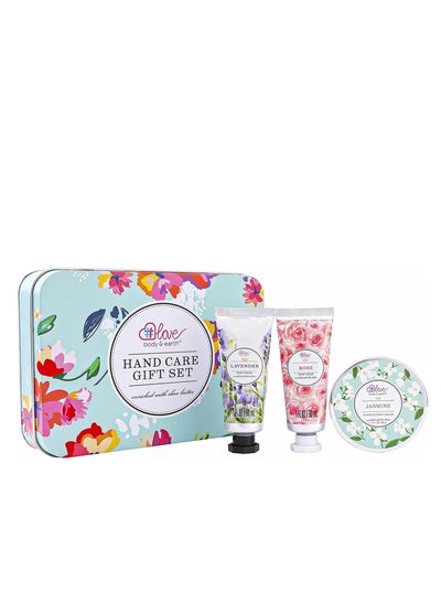 Buy Hand Cream Gift Set, Hand Lotion Gift Box for Women, Travel Size Hand Cream Gift Set, Repair&Moisture Dry Hands, Skin Care Birthday Gift Set for Women, Includes 2 Hand Cream & Exfoliating Cream in Saudi Arabia