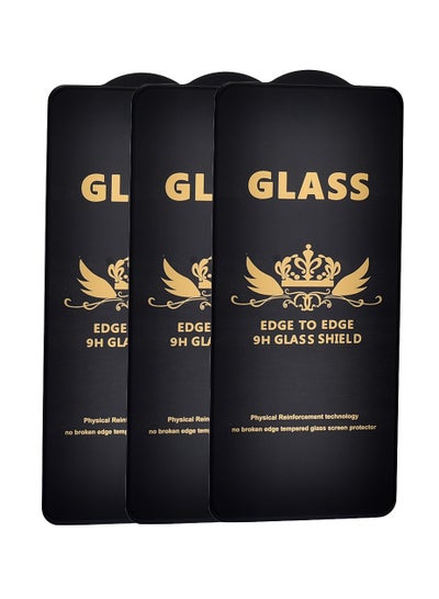 Buy G-Power 9H Tempered Glass Screen Protector Premium With Anti Scratch Layer And High Transparency For Samsung Galaxy A52 4G 6.5 Inch Set Of 3 Pieces - Transparent in Egypt