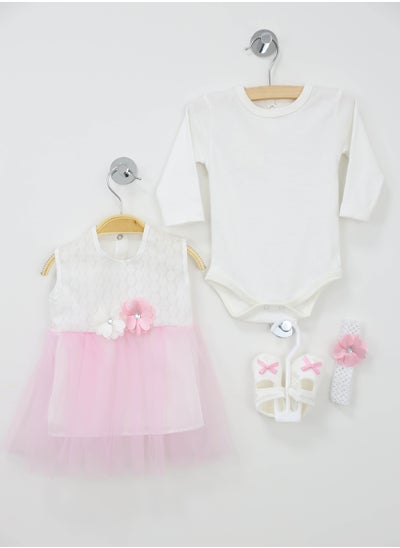 اشتري 4-Piece Baby Dress Gift Set في السعودية