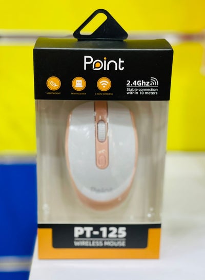 Buy MOUSE WIRELESS PT-125 Pink POINT in Egypt
