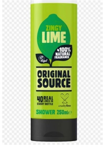 Buy Zinky Lime vegan Shower Gel 250g in UAE