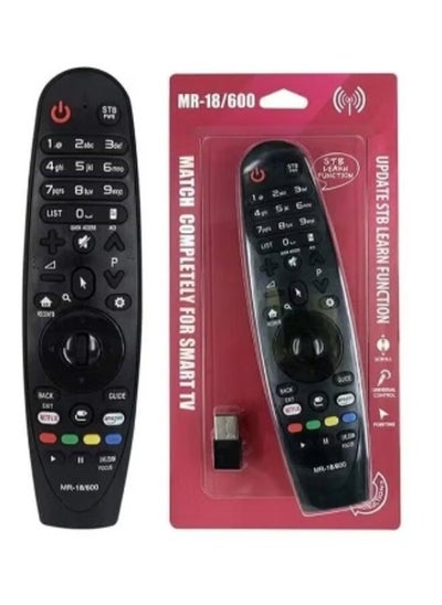 اشتري MR-18/600 Replacement Magic TV Remote Control compatible with most LG Televisions Smart TVs Netflix and Prime Hot button Black/Red/Yellow في السعودية