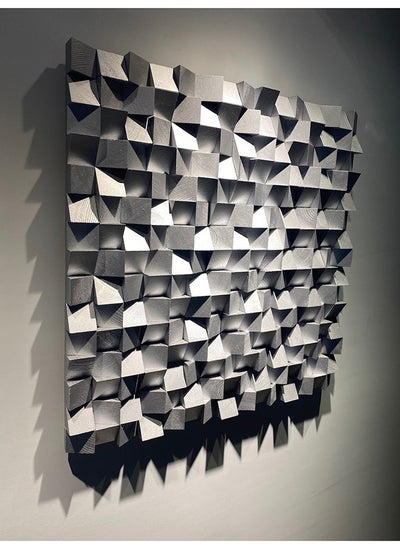 Buy Silver Soundproof Wall Decor By Woodeometry in Egypt