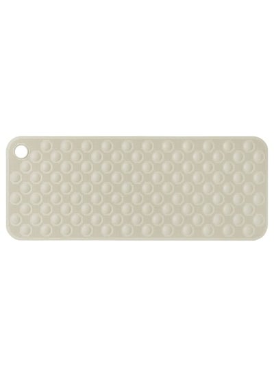 Buy Bathtub mat beige 33x84 cm in Saudi Arabia