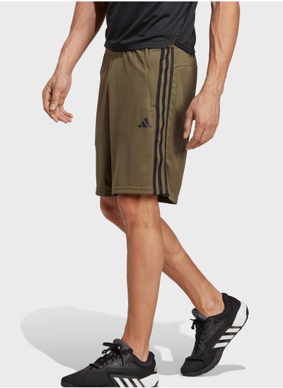 اشتري Train Essentials Piqué 3-Stripes Training Shorts في الامارات