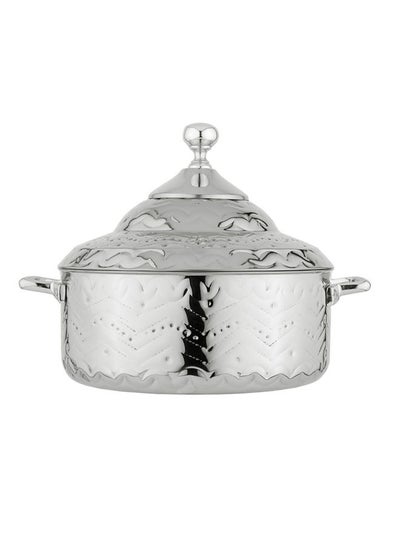 Buy Wejdan Hotpot Stainless Steel 6.5 Liter Silver in Saudi Arabia