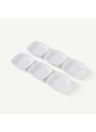 Buy Shaya Ceramic Plate Set Of 6pcs 7cm in UAE