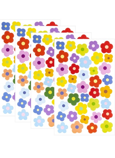 Buy 100 Sheets Small Flower Laptop Stickers, Mini Flower Stickers for Scrapbooking, for Water Bottle, Tiny Boho Flower Stickers Self-Adhesive Flower Decal Vinyl Flower Pastel Stickers Aesthetic in Saudi Arabia