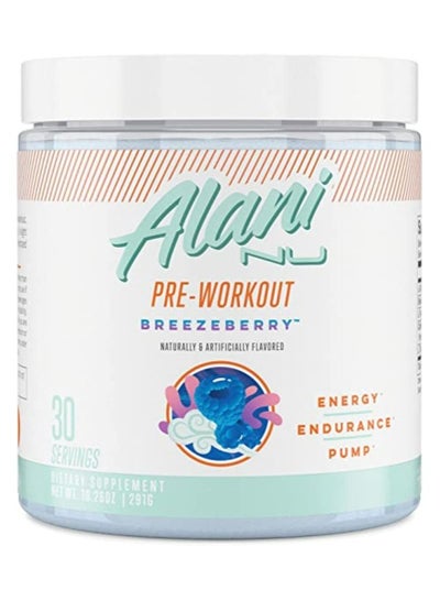 اشتري Alani Nu Pre-Workout Breezeberry, 30 servings في الامارات