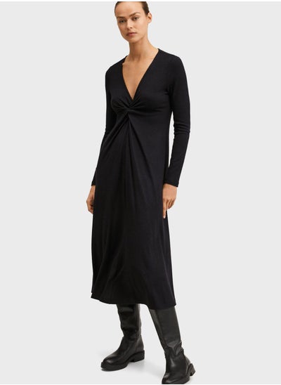 Buy Knot Detail Dress in Saudi Arabia