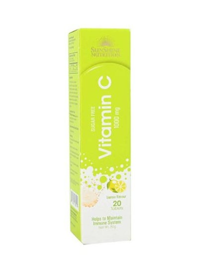 اشتري SUNSHINE N VITAMIN C 1000MG EFFERVESCENT LEMON TABS 20S في الامارات