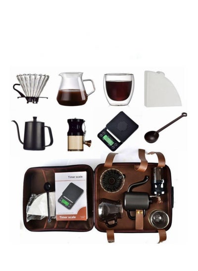 Buy V60 Coffee Set Drip Coffee Maker Set With Portable Travel Bag in Saudi Arabia