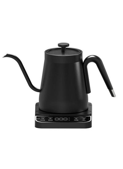 اشتري 0.8L 1350W Electric Kettle Coffee Pot Temperature Control Gooseneck Tray Set Tea Coffee Maker Machine with LCD Display في الامارات