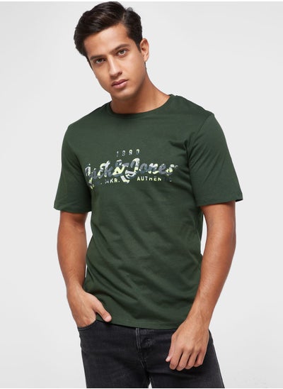 Buy Logo Crew Neck T-Shirt in UAE