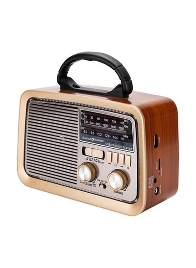 Buy Radio FM Bluetooth Portable Audio TF Card USB Flash disk Aux playback in Saudi Arabia