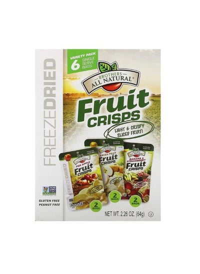 اشتري Freeze Dried Fruit Crisps Variety Pack 6 Single Serve Bags 2.26 oz 64 g في الامارات