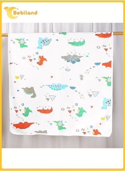 Buy 50×70cm Baby Waterproof Bed Pad with 100% Cotton Surface for Kids, Toddlers, Adults, Reusable and Washable Incontinence Underpads Mat for Pack n Play and Crib, Dinosaur in Saudi Arabia