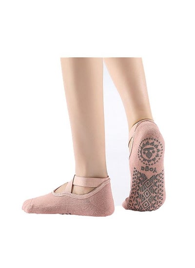 Buy Anti-Skid Breathable Fitness Yoga Socks in Saudi Arabia