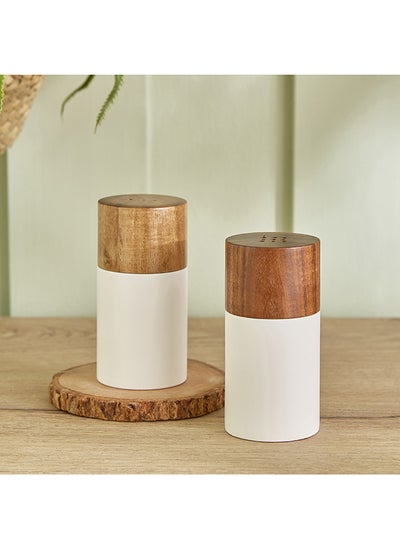 Buy La Natura Salt and Pepper Set 10.4x5.4x12.1 cm in UAE