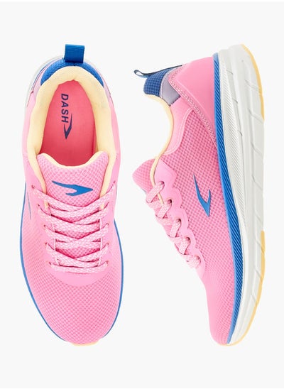 Buy Women Colourblock Sports Shoes with Lace-Up Closure in Saudi Arabia