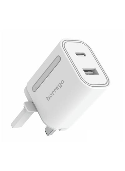 اشتري PC05 Borrego Dual USB Port Super Fast Charging Charger في السعودية