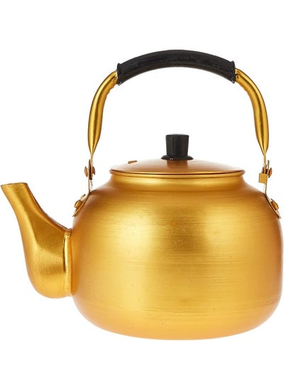 Buy GO2CAMPS Yellow Kettle 3 Litre | Stove Top Tea Kettle, en Kettle, Karak Kettle, Camping Kettle, Coffee Aluminium Pot Ideal for Home Office, Camping & Hotel (3 Litre) in UAE