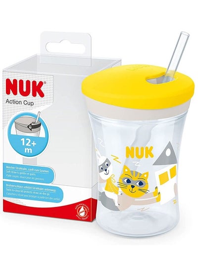 Buy NUK BABY ACTION CUP 230ML - ASSORTED in UAE