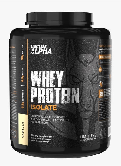 Buy Alpha Whey Protein Isolate - Vanilla 2 KG in Egypt