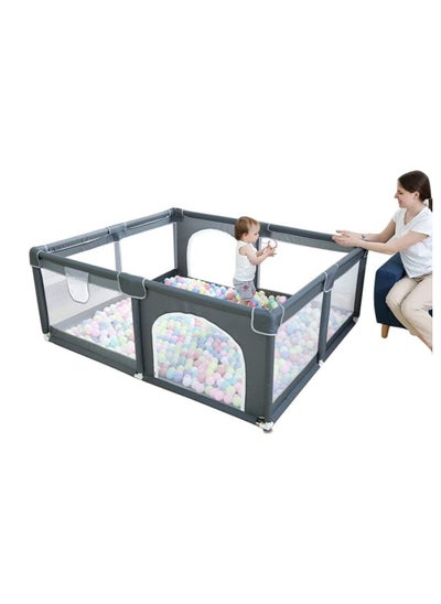 Buy Children's Play Fence Indoor Baby Learning Safe Fence Baby Crawling Playground in UAE