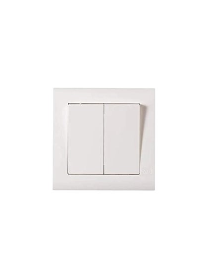 Buy Mk Switch Wide Rocker-2G-2 Way-MV4782WHI in UAE