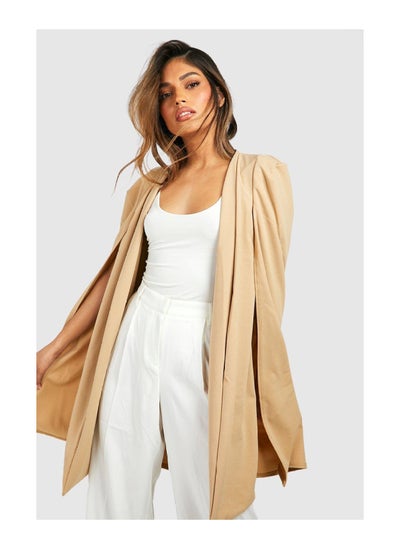 Buy Longline Tailored Crepe Cape in Saudi Arabia