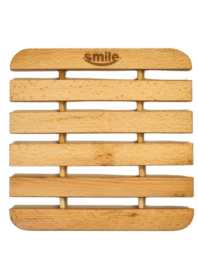 Buy Natural wood coasters 27*27 cm in Egypt