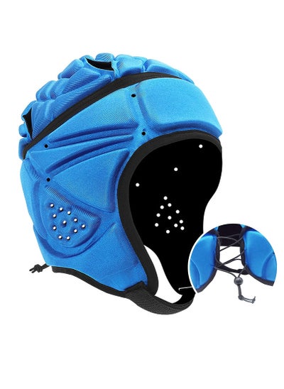 Buy Soft Helmet Rugby Headguards Scrum Cap 7v7 Foam Cotton Head Protector Padded Headgear Autism Sports Flag Football Youth Adult in Saudi Arabia