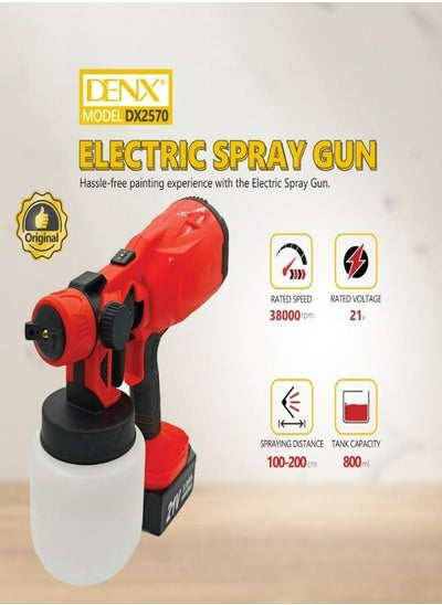 Buy Denx DX2570 800-watt rechargeable electronic sprayer in Saudi Arabia