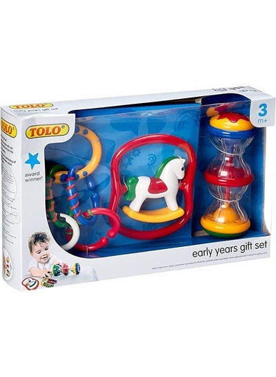 Buy TOLO Rattle with Links and Teether Set in Egypt