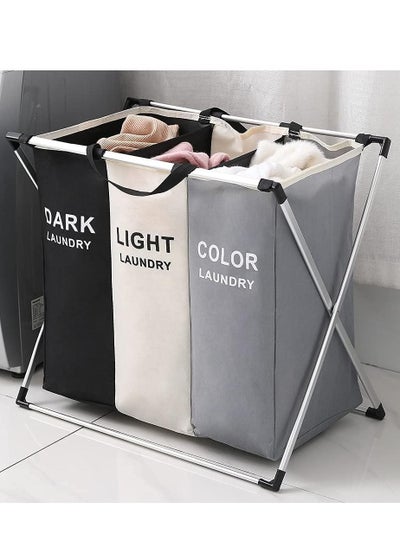 Buy Laundry Storage Basket Multicolour 60x60x39cm in Saudi Arabia